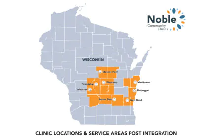 Noble y Lakeshore Community Health Care se combinan para reforzar el acceso a la atención sanitaria en 15 condados